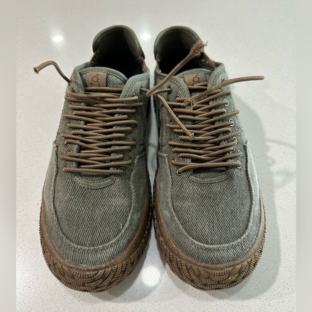 Hybrid Green Label Men's Green and Brown Casual Sneakers